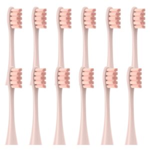 12Pcs Replacement Brush Heads for Oclean X/ X PRO/ Z1/ F1/ One/ Air 2 /SE Sonic Electric Toothbrush Soft DuPont Bristle Nozzles 24