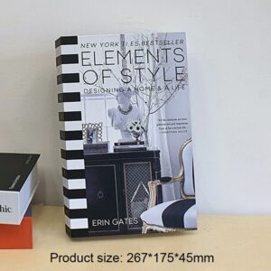 2022 Luxury Fashion Simulation Fake Book Storage Box Modern Minimalist Decoration Living Room Home Office Cafe Photo Props 40