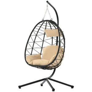 2 Person / Single swing chair hanging chair garden chair egg chair Outdoor Patio Furniture 10