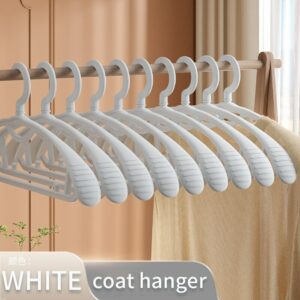 10PCS Retro Wide-Shoulder Non-Slip Hanger Closet Organizer Hangers For Clothes Organizer Drying Rack for Coat Wardrobe Storage 15