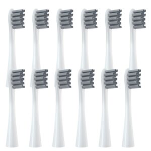 12Pcs Replacement Brush Heads for Oclean X/ X PRO/ Z1/ F1/ One/ Air 2 /SE Sonic Electric Toothbrush Soft DuPont Bristle Nozzles 23