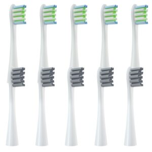 12Pcs Replacement Brush Heads for Oclean X/ X PRO/ Z1/ F1/ One/ Air 2 /SE Sonic Electric Toothbrush Soft DuPont Bristle Nozzles 8