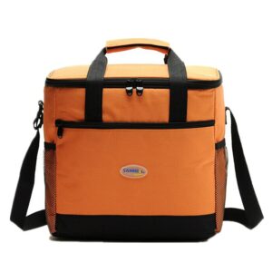 16L Portable Outdoor Camping Picnic Insulated Cooler Tote Lunch Bags Travel Ice Box Canvas Cooler Bag 7