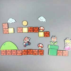 17/22/28/29/64 Pcs Super Fridge Magnets Refrigerator Japan Cartoon Gaming Cartoon Ice Box Paster Icebox Sticker 11