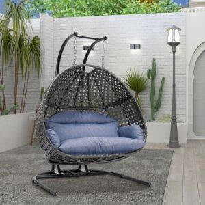 2 Person / Single swing chair hanging chair garden chair egg chair Outdoor Patio Furniture 1