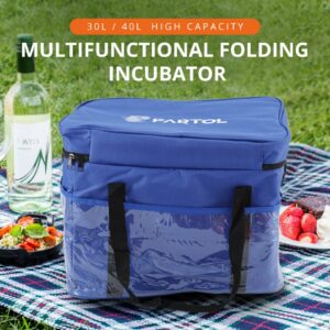 30/40L Warmer Cooler Bag Travelling Delivery Outdoor Picnic Bag Portable Food Cake Insulated Bag Waterproof Lunch box 1