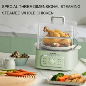 9.3LThree-layer Electric Steamer Household Multifunctional Breakfast Machine Automatic Power Off Food Steamer Kitchen Appliances 1