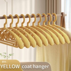 10PCS Retro Wide-Shoulder Non-Slip Hanger Closet Organizer Hangers For Clothes Organizer Drying Rack for Coat Wardrobe Storage 13