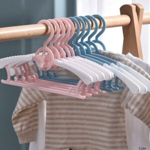 10/20pcs Cute Telescopic Baby Hangers Closet Organizer Children Clothes Rack Coats Drying Racks Wardrobe Storage Space Saving 1