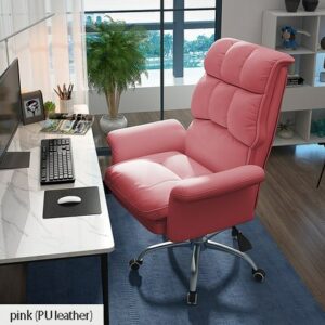 2021new upgrade computer chair swivel chair study office comfortable sedentary reclining pink game cute girl chair live chair 29