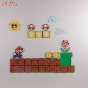 17/22/28/29/64 Pcs Super Fridge Magnets Refrigerator Japan Cartoon Gaming Cartoon Ice Box Paster Icebox Sticker 18