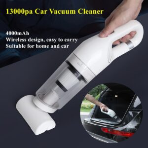 13000Pa Wireless Car Vacuum Cleaner with Lithium Battery Super Suction Vacuum Cleaner Dual-use for Home and Car USB Charging 1