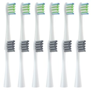 12Pcs Replacement Brush Heads for Oclean X/ X PRO/ Z1/ F1/ One/ Air 2 /SE Sonic Electric Toothbrush Soft DuPont Bristle Nozzles 26