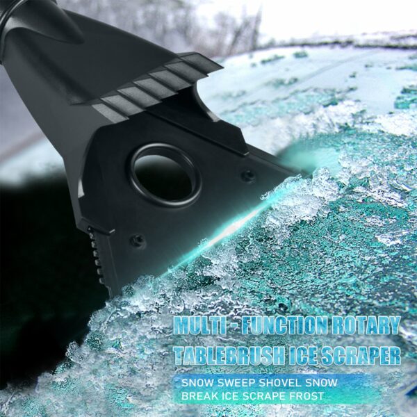 Car Extendable Windshield Snow Cleaning Scraping Cleaning Tool Snow Removal Glass Brush Ice Scraper Snow Shovel Car Accessories 5