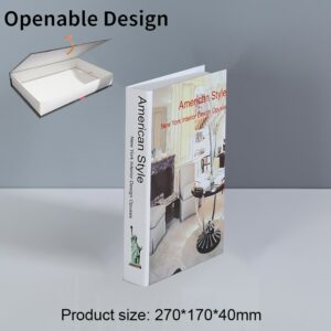 2022 Luxury Fashion Simulation Fake Book Storage Box Modern Minimalist Decoration Living Room Home Office Cafe Photo Props 45