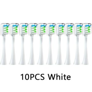 10PCS Replacement Brush Heads For SOOCAS X3/X3U/X5 Sonic Electric Toothbrush DuPont Soft Suitable Vacuum Bristle Nozzles 12