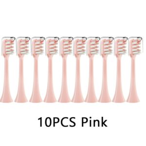 10PCS Replacement Brush Heads For SOOCAS X3/X3U/X5 Sonic Electric Toothbrush DuPont Soft Suitable Vacuum Bristle Nozzles 9