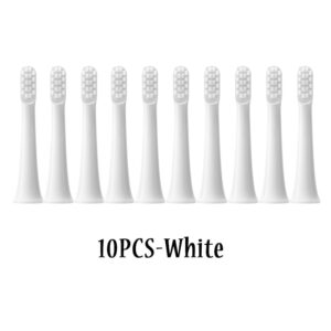 10PCS For XIAOMI MIJIA T100 Replacement Brush Heads Sonic Electric Toothbrush Vacuum DuPont Soft Bristle Suitable Nozzles 9