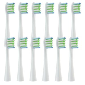 12Pcs Replacement Brush Heads for Oclean X/ X PRO/ Z1/ F1/ One/ Air 2 /SE Sonic Electric Toothbrush Soft DuPont Bristle Nozzles 22