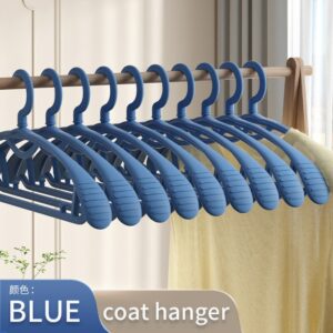 10PCS Retro Wide-Shoulder Non-Slip Hanger Closet Organizer Hangers For Clothes Organizer Drying Rack for Coat Wardrobe Storage 11