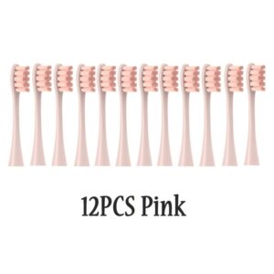 12PCS Replacement Brush Heads for Oclean X/ X PRO/ Z1/ F1/ One/ Air 2 /SE Sonic Electric Toothbrush DuPont Soft Bristle Nozzles 16