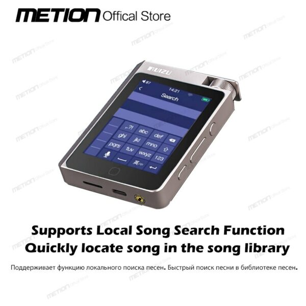 2022 New HiFi Player Bluetooth 5.0 MP3Player Support EQ Equalization Audio Music Player Portable FM Radio Ebook Metal Walkman 4