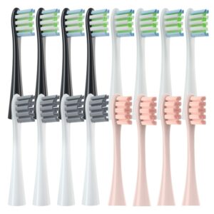 12Pcs Replacement Brush Heads for Oclean X/ X PRO/ Z1/ F1/ One/ Air 2 /SE Sonic Electric Toothbrush Soft DuPont Bristle Nozzles 18