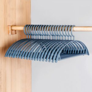 10PCS Retro Wide-Shoulder Non-Slip Hanger Closet Organizer Hangers For Clothes Organizer Drying Rack for Coat Wardrobe Storage 9